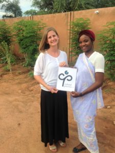 Cait Nordehn with colleague Safoura Mahamane in Niger