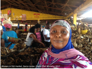 Woman at Fish Market 